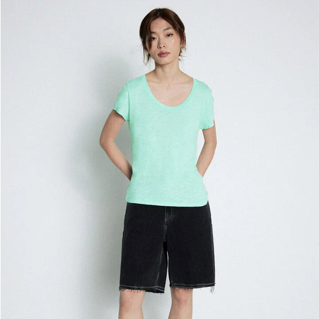 American Vintage Round Neck Tee - Jacksonville - Vintage Cucumber - Collector Store