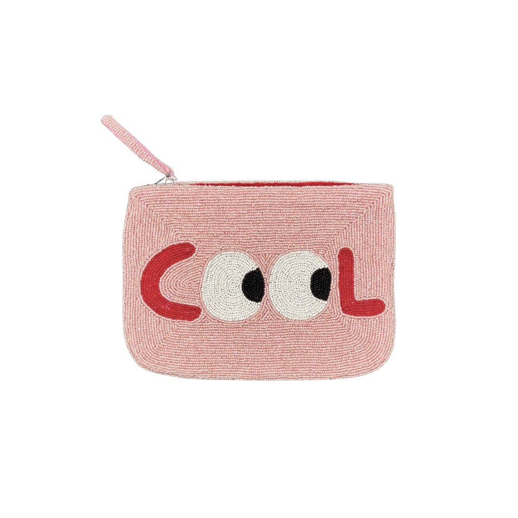 Jacksons - COOL beaded purse - Pink | Red
