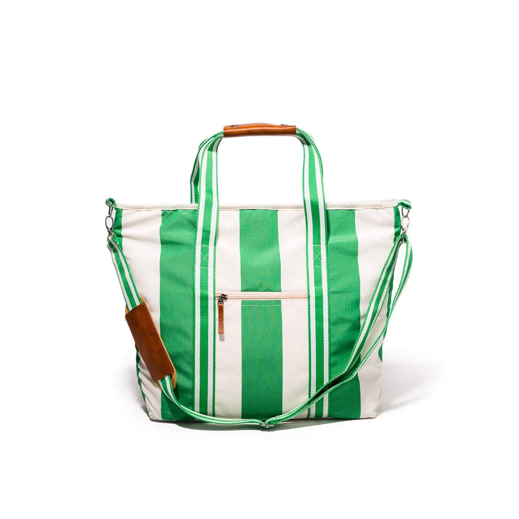 THE COOLER TOTE BAG - CREW CANYON GREEN STRIPE - Collector Store