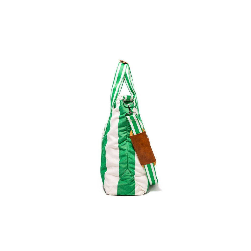 THE COOLER TOTE BAG - CREW CANYON GREEN STRIPE - Collector Store