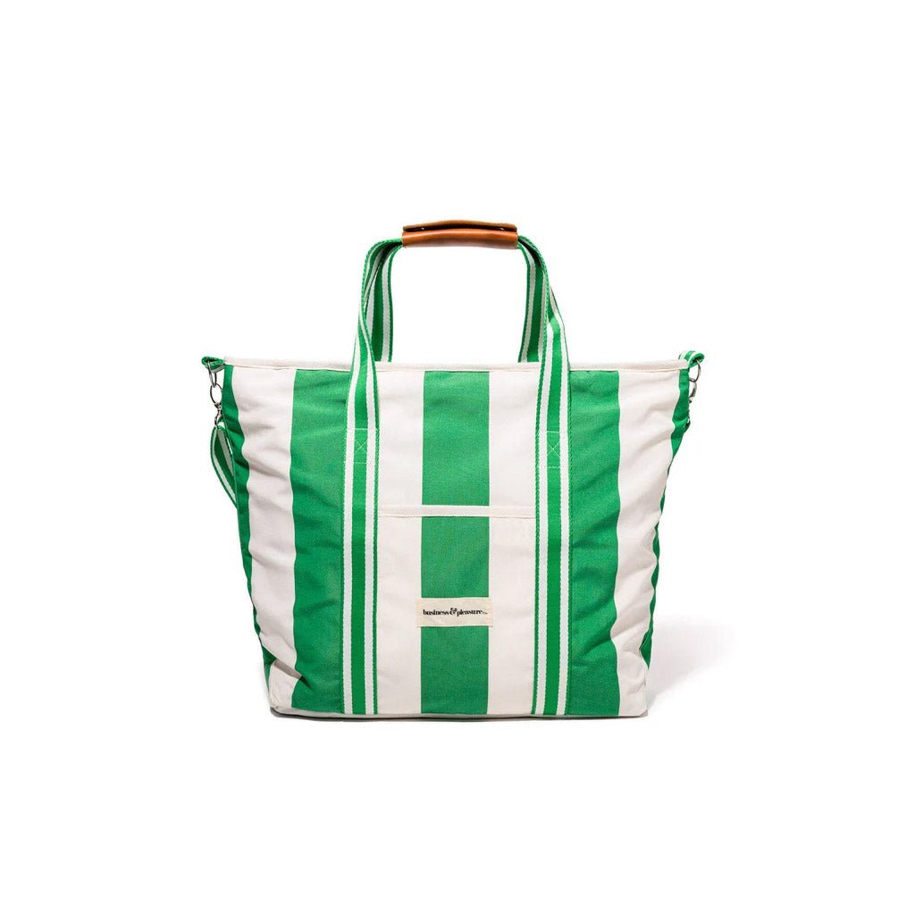 THE COOLER TOTE BAG - CREW CANYON GREEN STRIPE - Collector Store