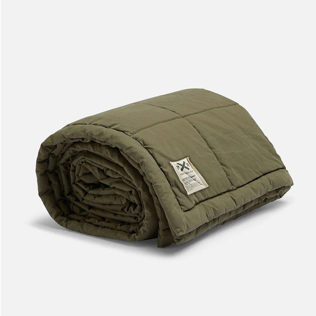 Pony Rider | Organic Cabin Quilt | Khaki - Collector Store