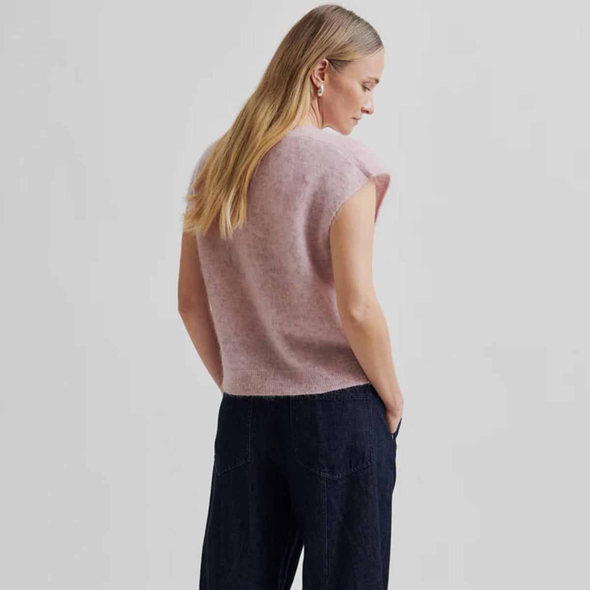 Second Female Camyrn knit vest - sepia rose