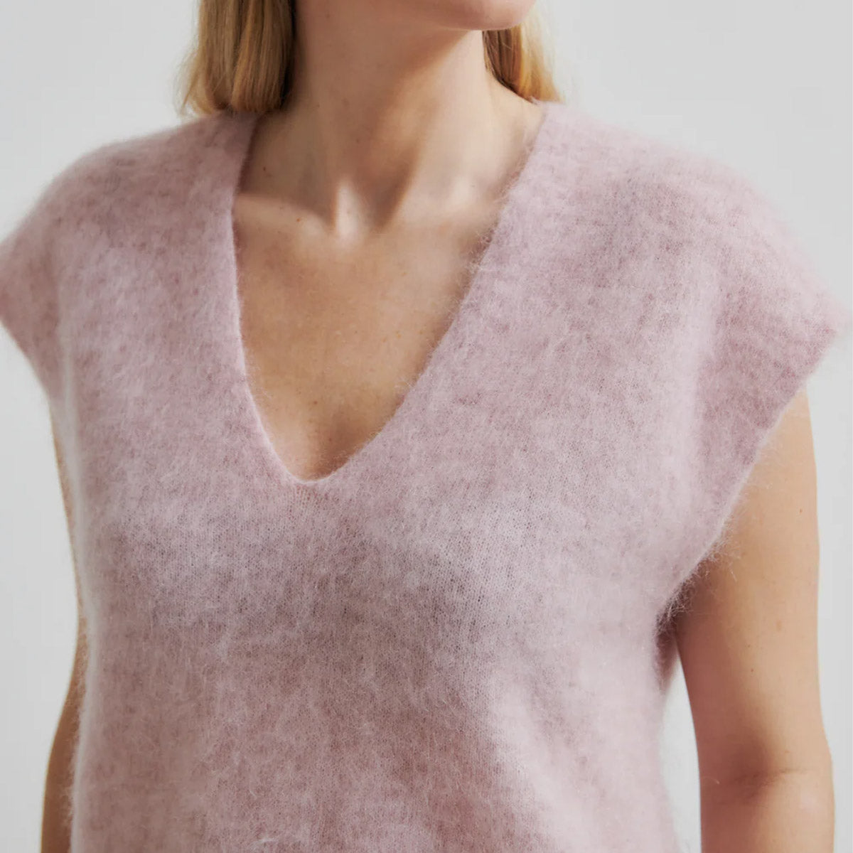 Second Female Camyrn knit vest - sepia rose