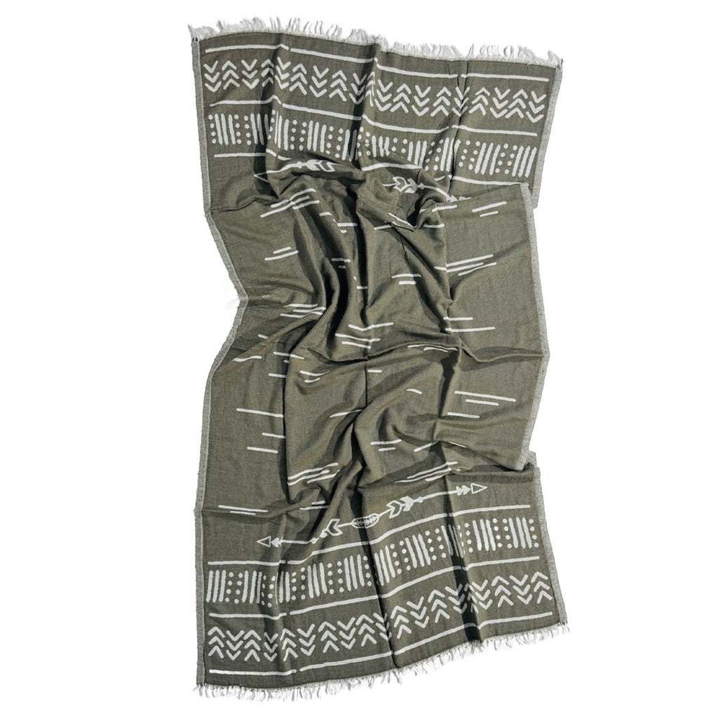 Las Palmas - Sage Brush Beach Towel - Collector Store Sydney