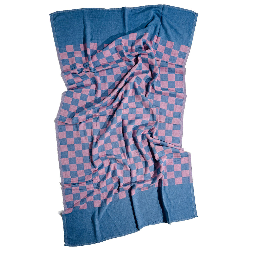 Poolside - Orchid Mauve Beach Towel - Collector Store Sydney