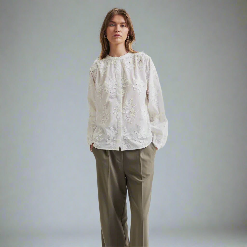 Second Female Cotton Cavan Shirt - White - Collector Store