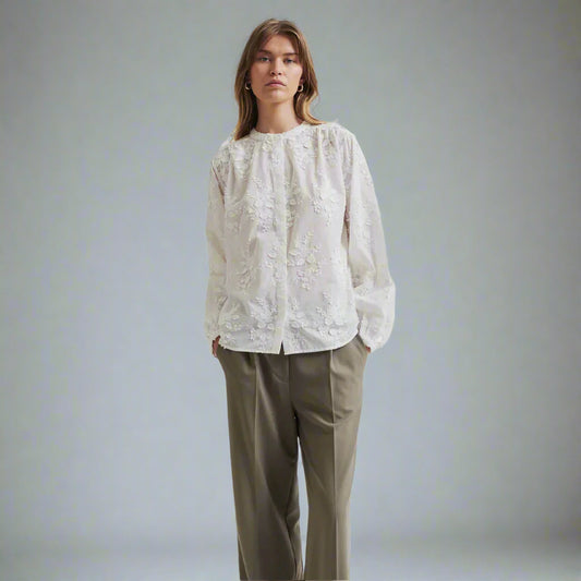 Second Female Cotton Cavan Shirt - White - Collector Store