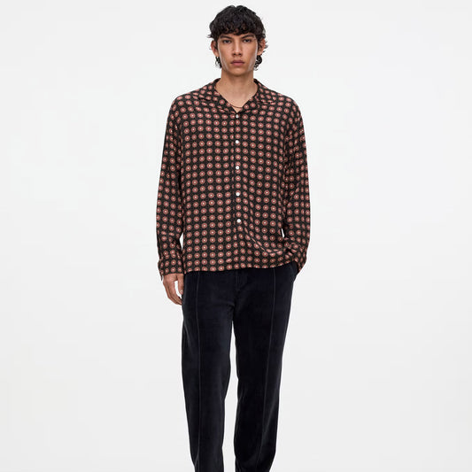 OAS Coffe Lumo Viscose LS Shirt - Collector Store Sydney