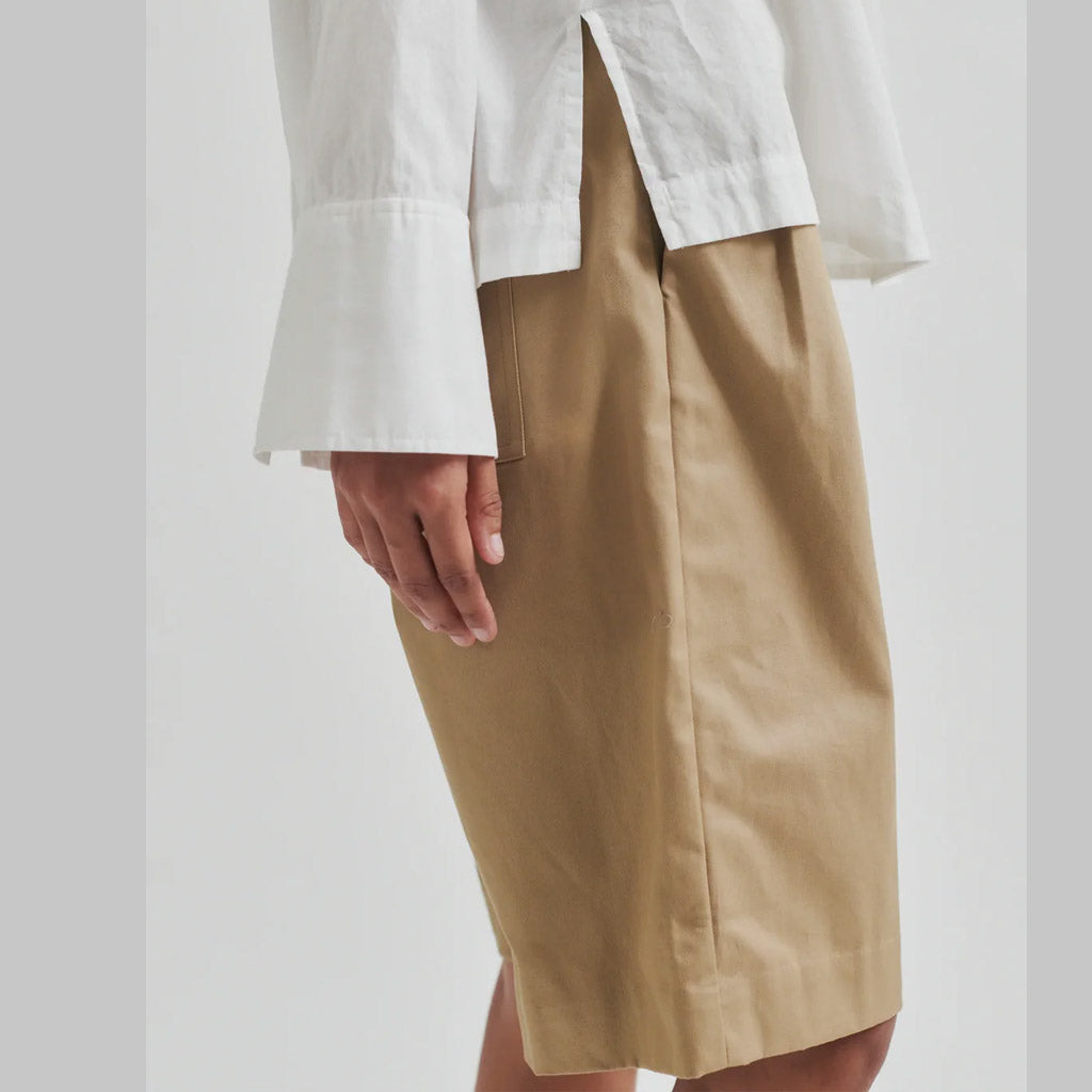 Second Female - Crispie Pleat Front Shorts - Pure Cashmere - Collector Store Sydney