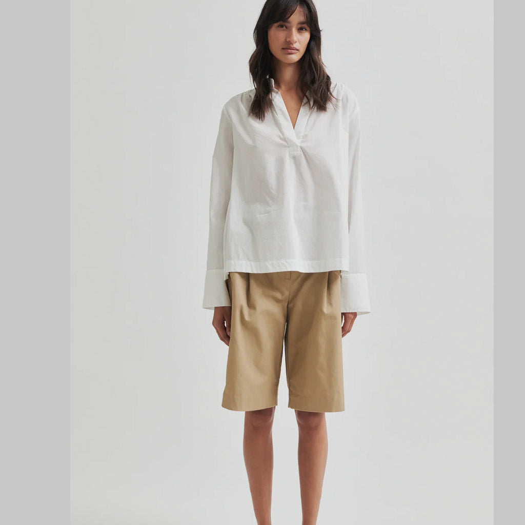 Second Female - Crispie Pleat Front Shorts - Pure Cashmere - Collector Store Sydney