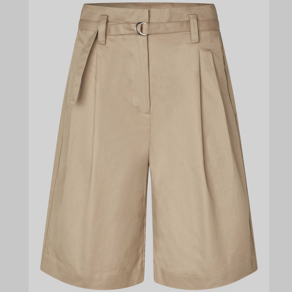 Second Female - Crispie Pleat Front Shorts - Pure Cashmere - Collector Store Sydney