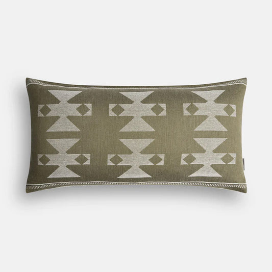 Pony Rider |  Forest Trail Cushion | Dark Olive 85x45