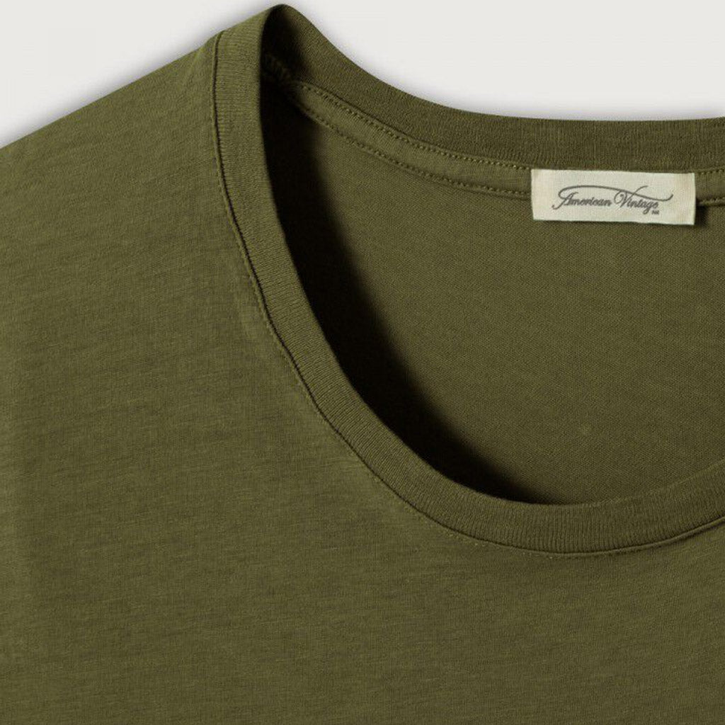 American Vintage Mens Decatur Tee - KHAKI - Collector Store Sydney