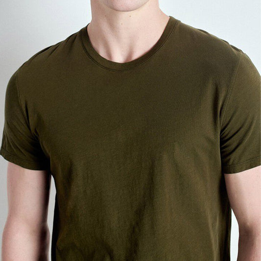 American Vintage Mens Decatur Tee - KHAKI - Collector Store