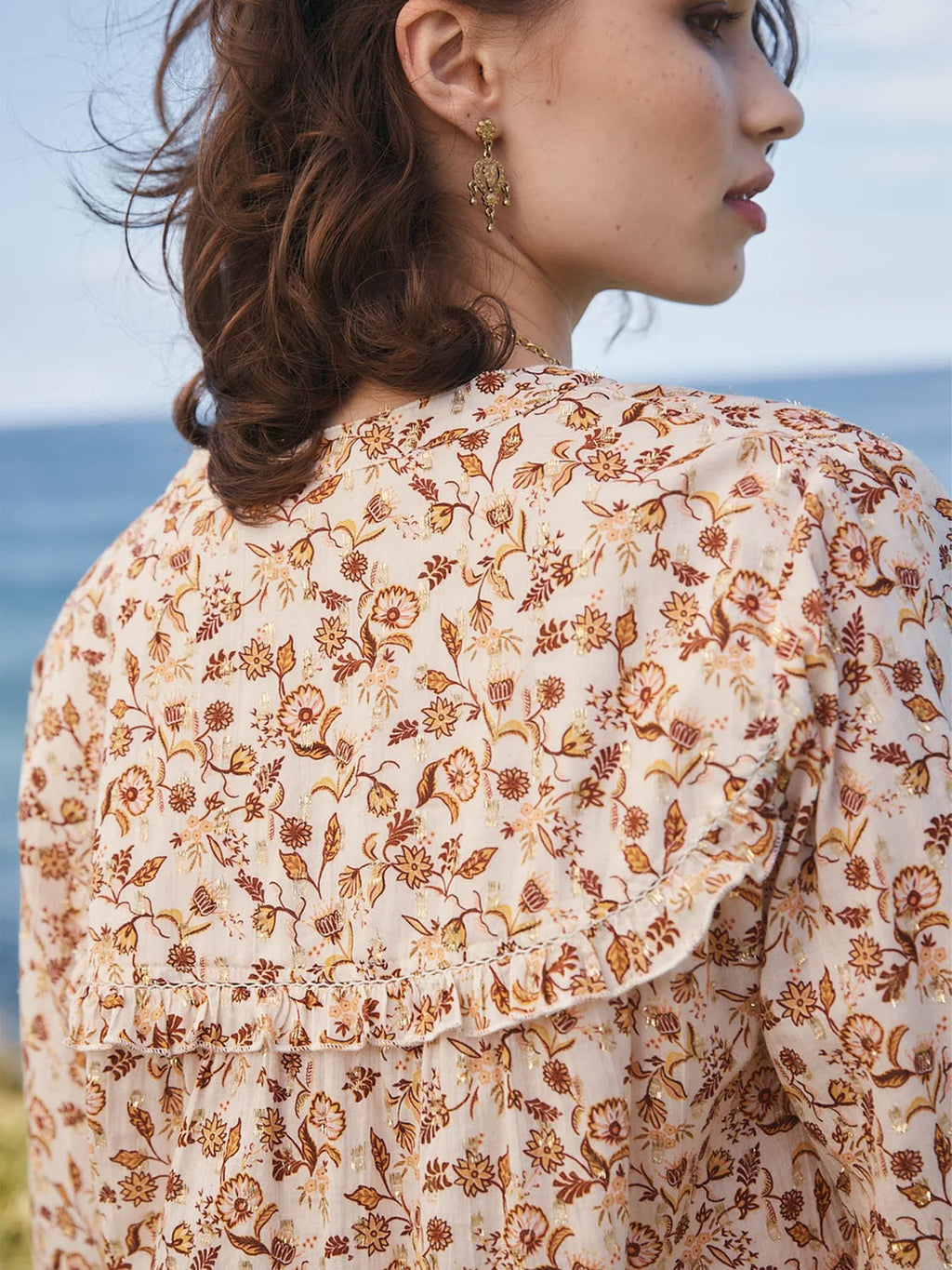 Marie Louise De Monterey - Delphine Blouse Ecru - Collector Store Sydney