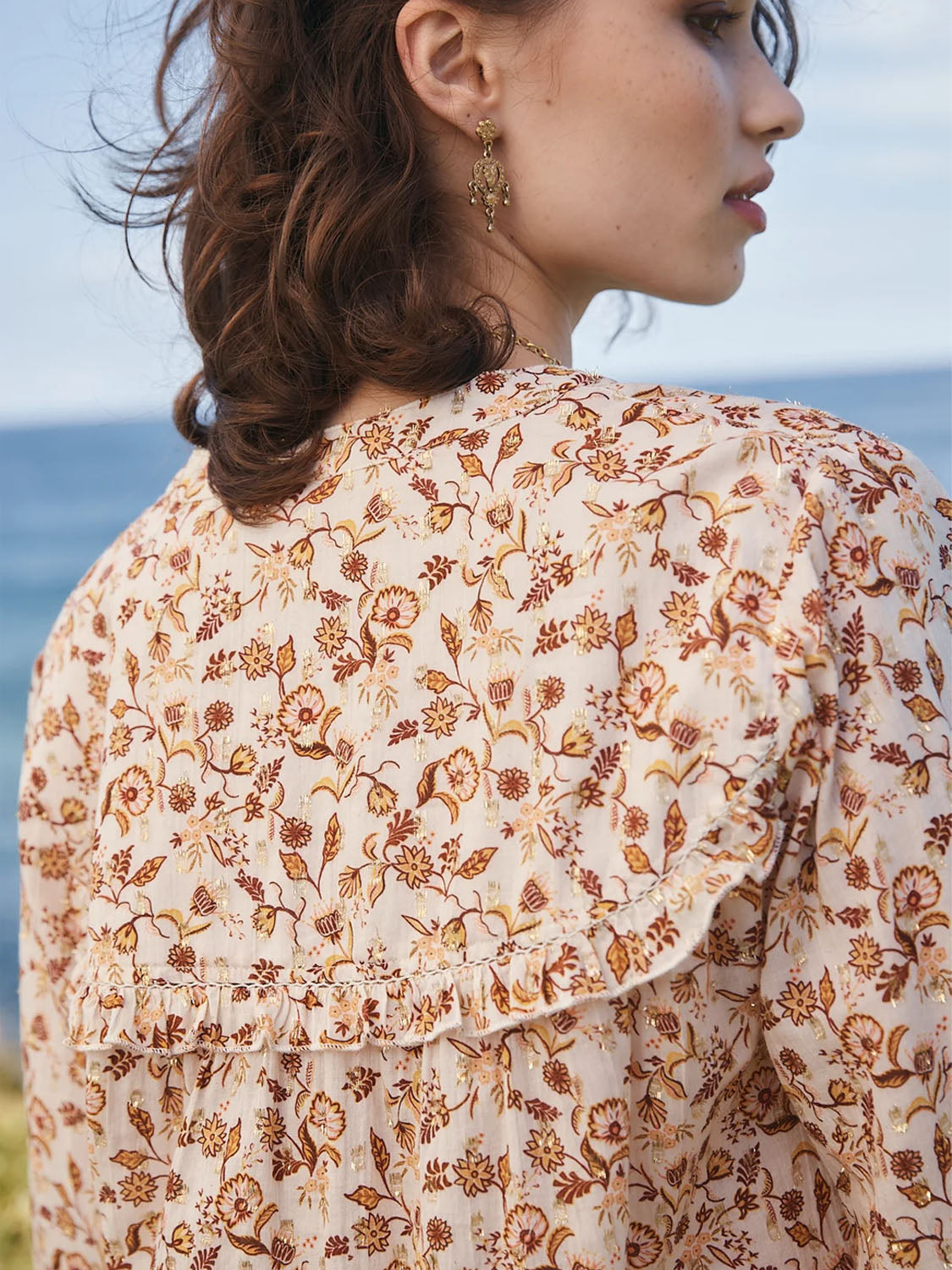Marie Louise De Monterey - Delphine Blouse Ecru - Collector Store Sydney