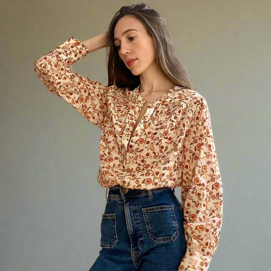 Marie Louise De Monterey - Delphine Blouse Ecru - Collector Store