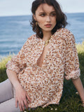 Marie Louise De Monterey - Delphine Blouse Ecru - Collector Store Sydney