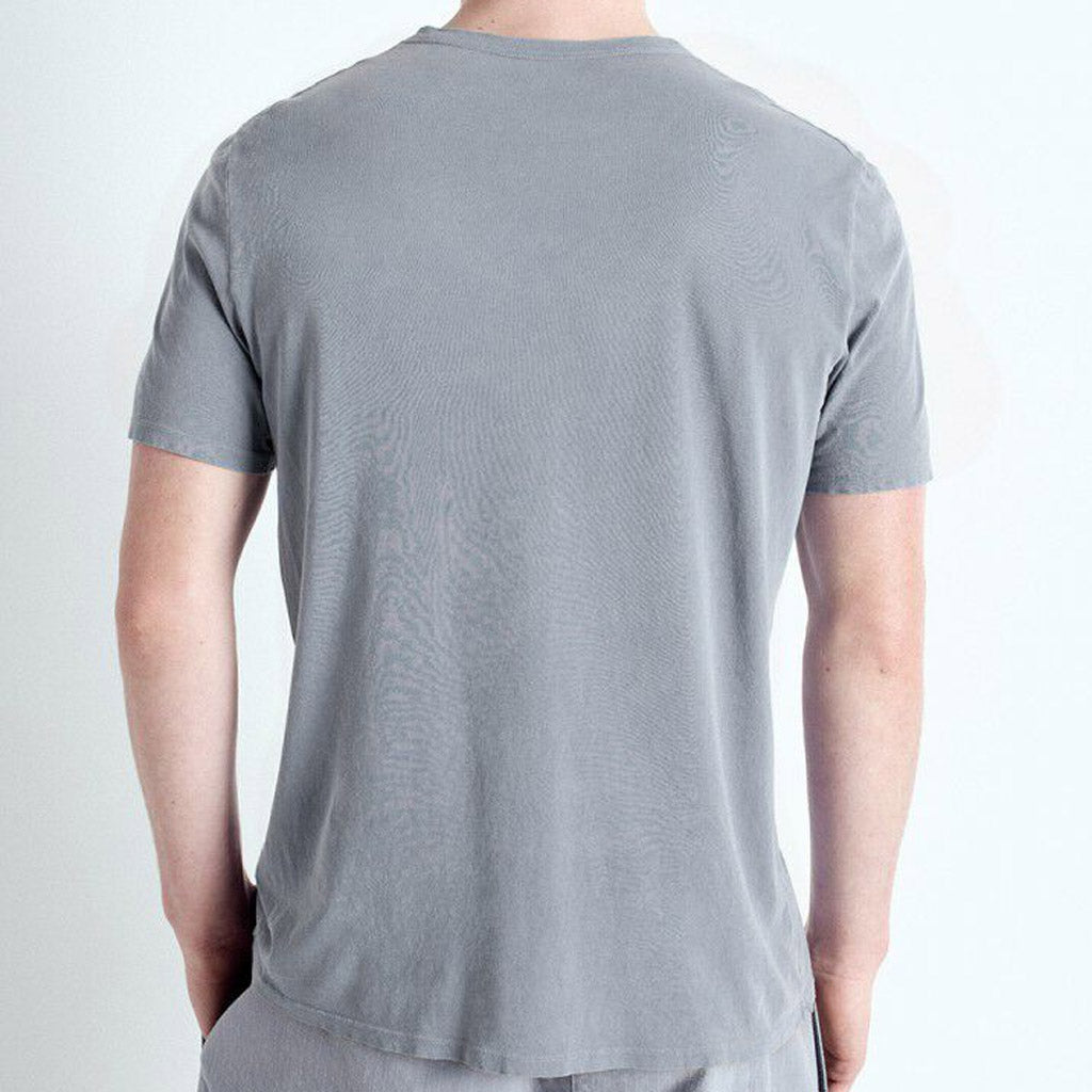 American Vintage Mens Round Neck Tee - Devon- Vintage Blue Grey - Collector Store Sydney
