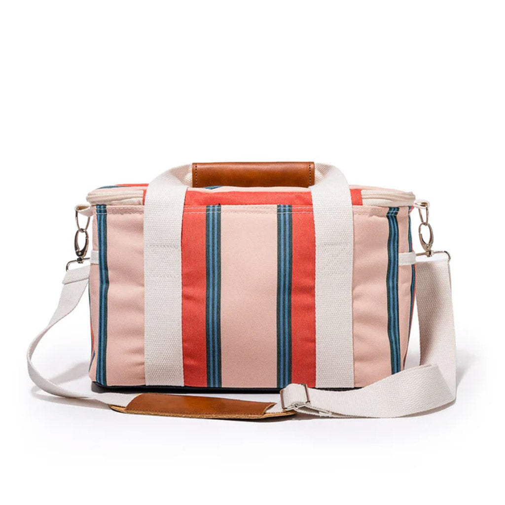 PREMIUM COOLER BAG - BISTRO DUSTY PINK STRIPE - Collector Store