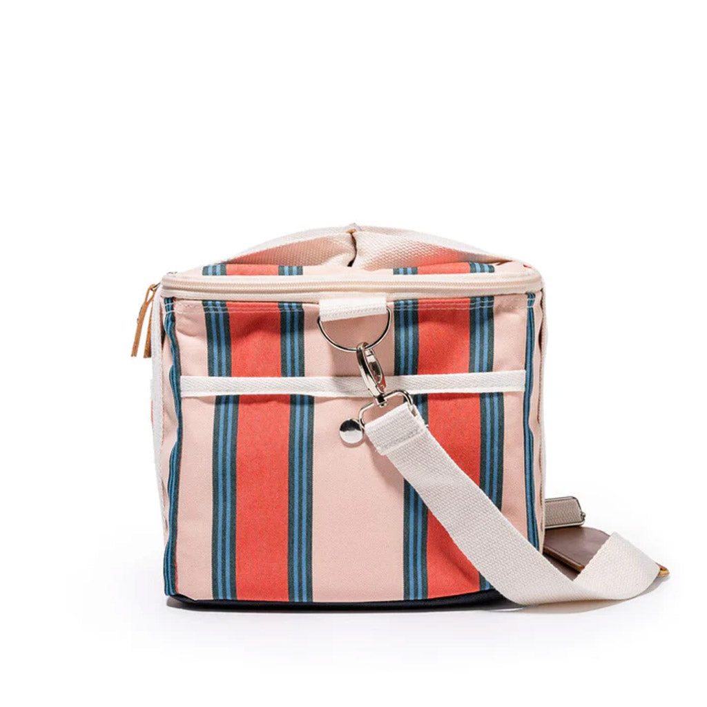 PREMIUM COOLER BAG - BISTRO DUSTY PINK STRIPE - Collector Store