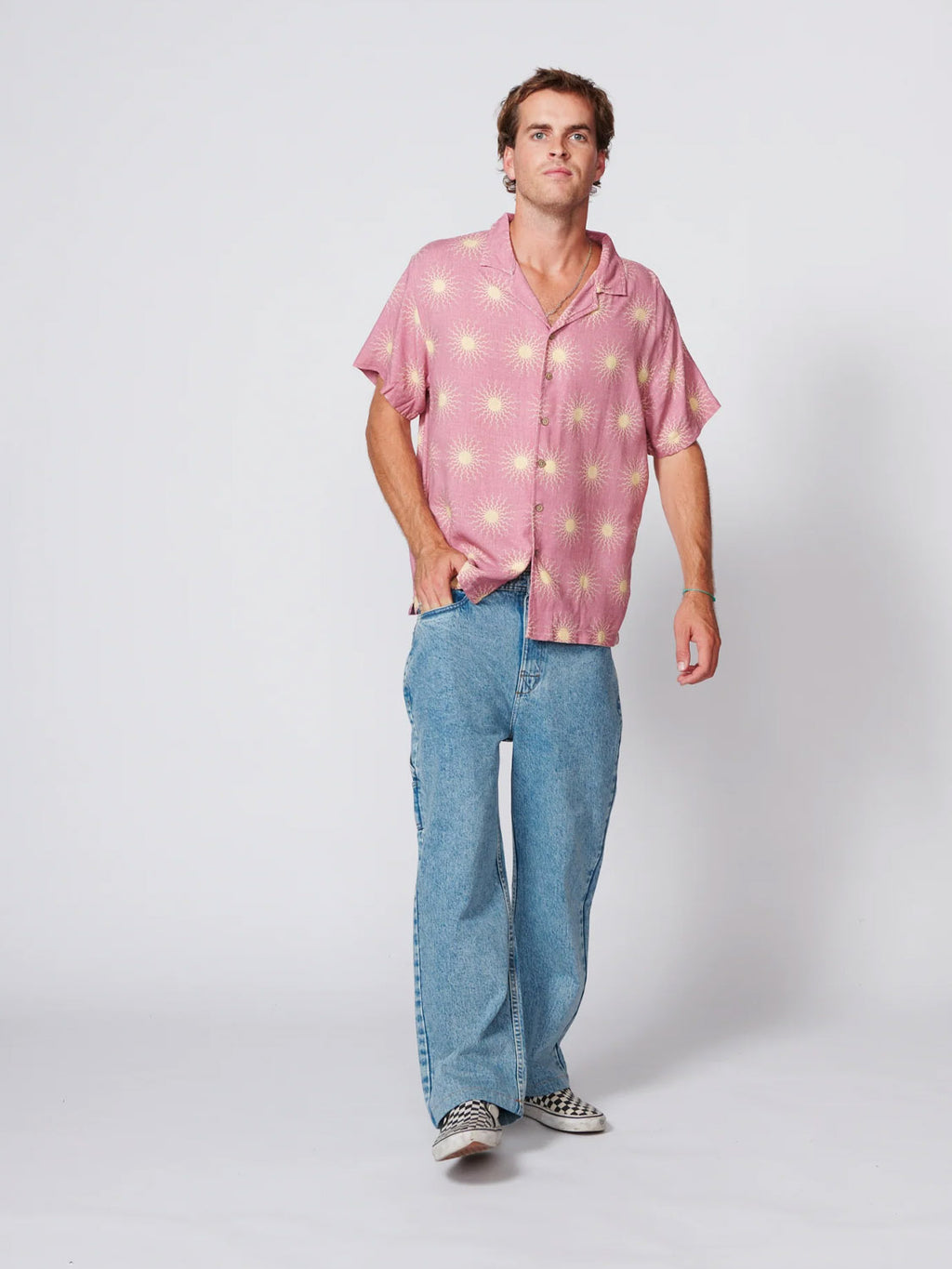 TCSS Sun Salute Resort Shirt - Dusty Rose