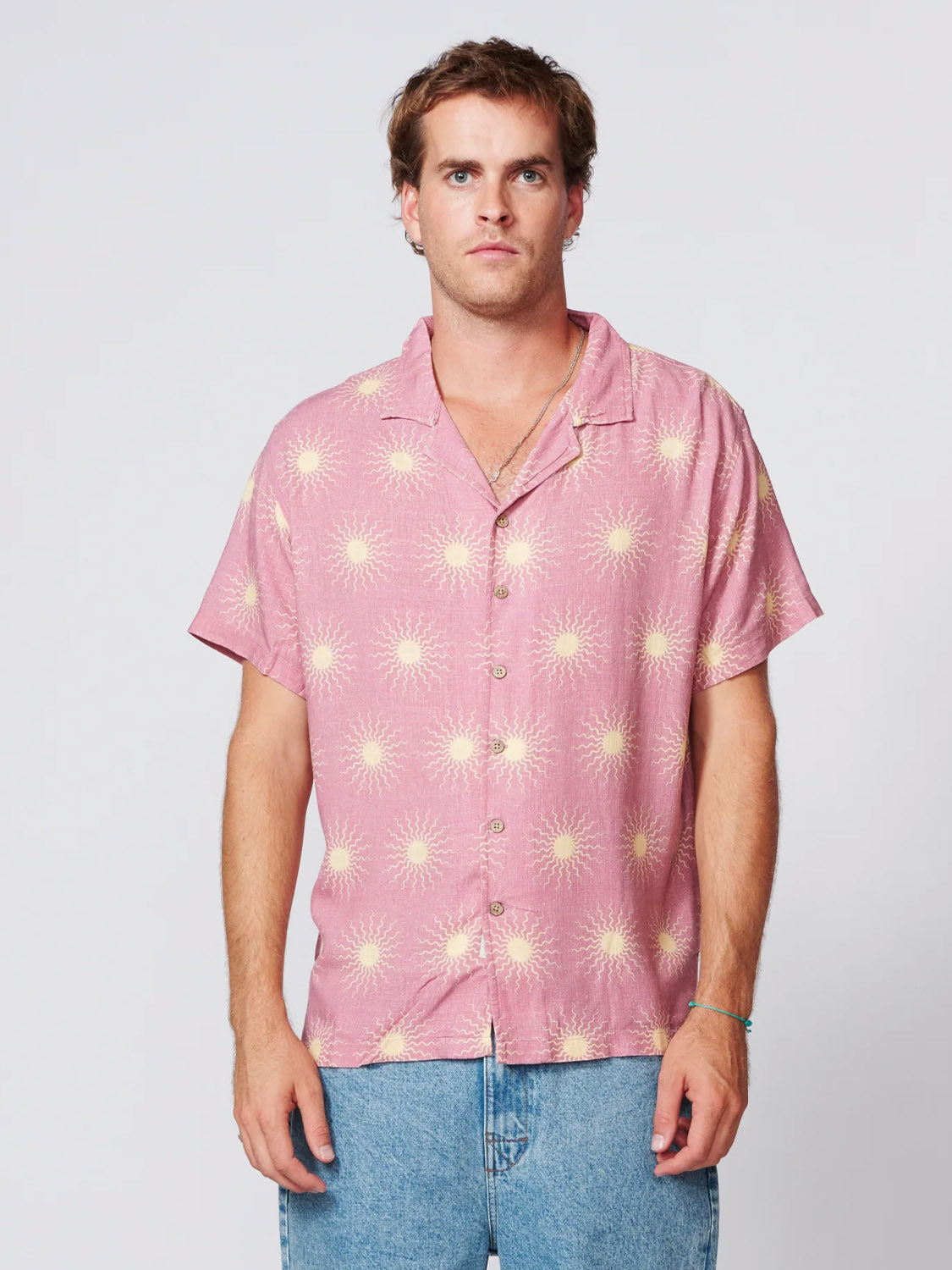 TCSS Sun Salute Resort Shirt - Dusty Rose