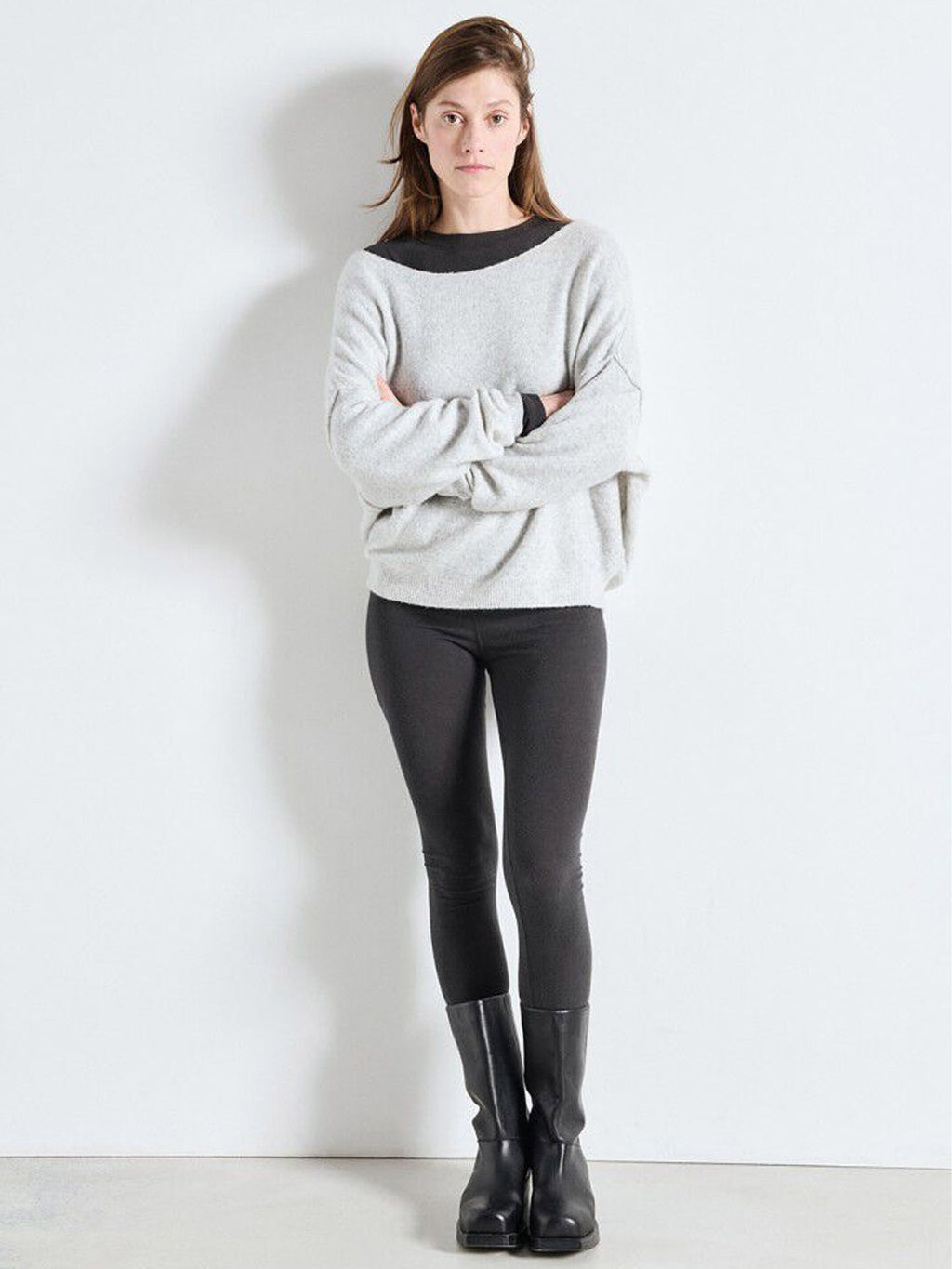 American Vintage Jumper - Damsville Heather Grey - Collector Store Sydney