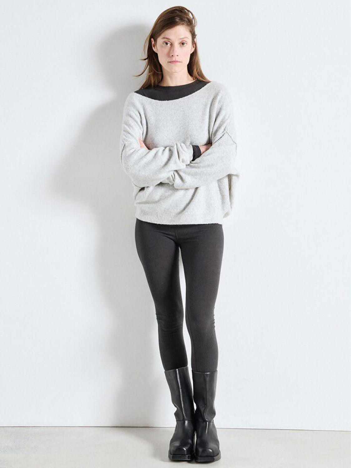 American Vintage Jumper - Damsville Heather Grey - Collector Store Sydney