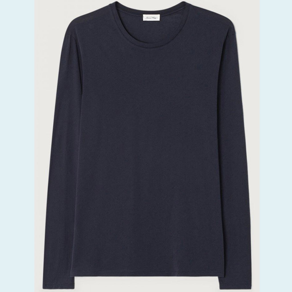 American Vintage Mens Decatur L/S Tee - CAVIAR - Collector Store Sydney