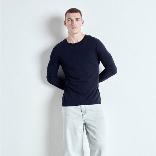 American Vintage Mens Decatur L/S Tee - CAVIAR - Collector Store Sydney