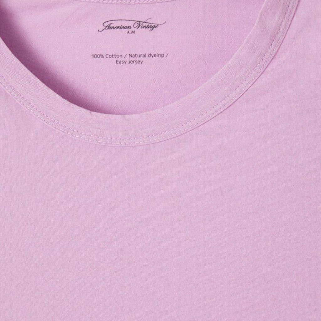 American Vintage Mens Round Neck Tee - Devon -Vintage Marshmellow - Collector Store Sydney