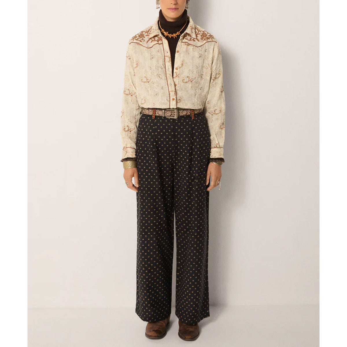 Maison Hotel - Diego Black Coffee Pant