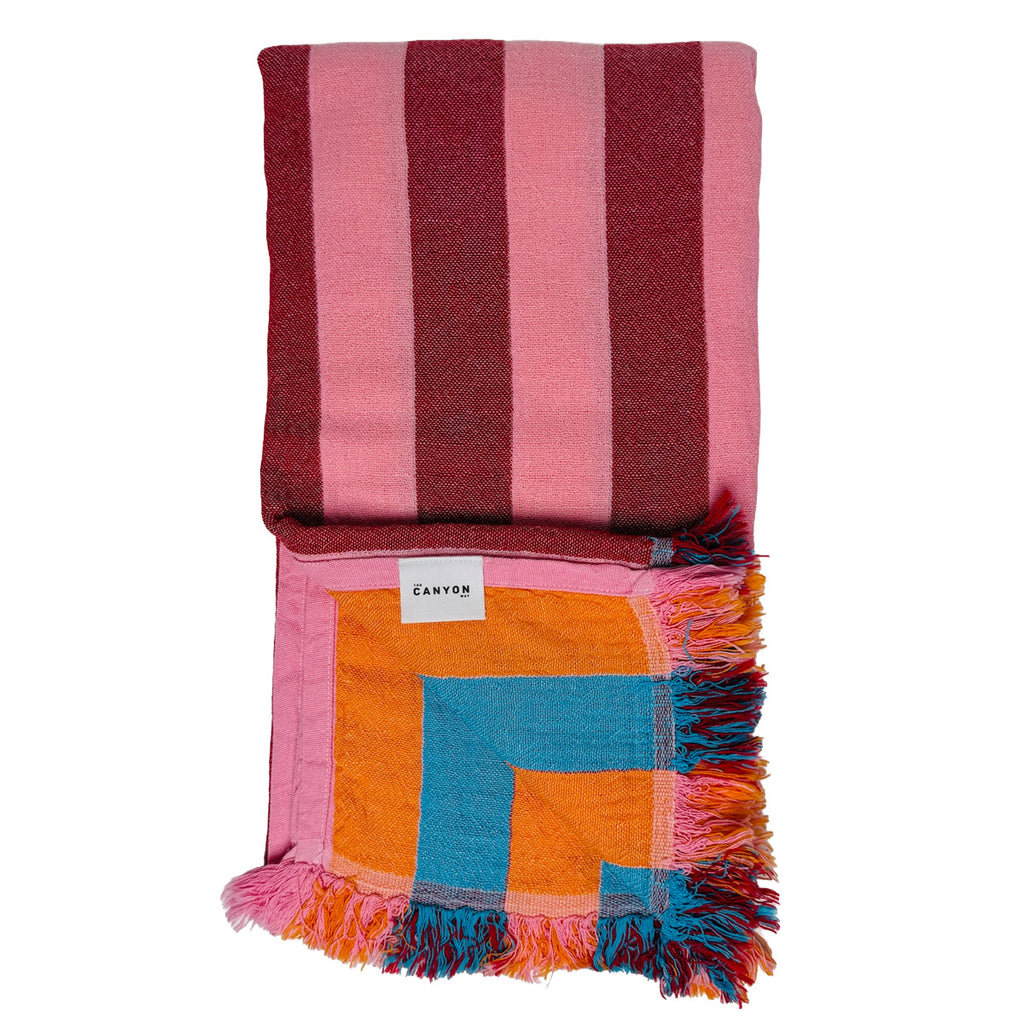 Twin Palms - Flamingo Flame Beach Towel - Collector Store Sydney