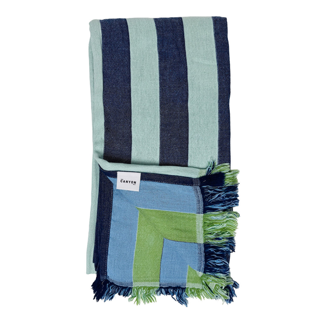 Twin Palms - Sky Marine Beach Towel - Collector Store Sydney