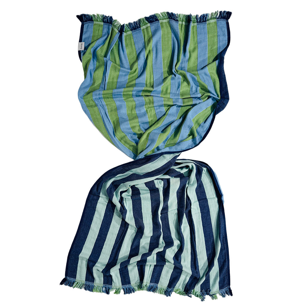 Twin Palms - Sky Marine Beach Towel - Collector Store Sydney