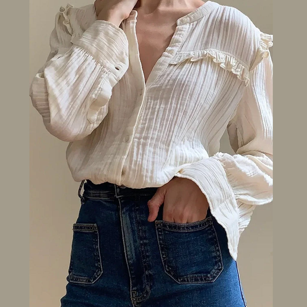 Marie Louise De Monterey - Isabella blouse ECRU