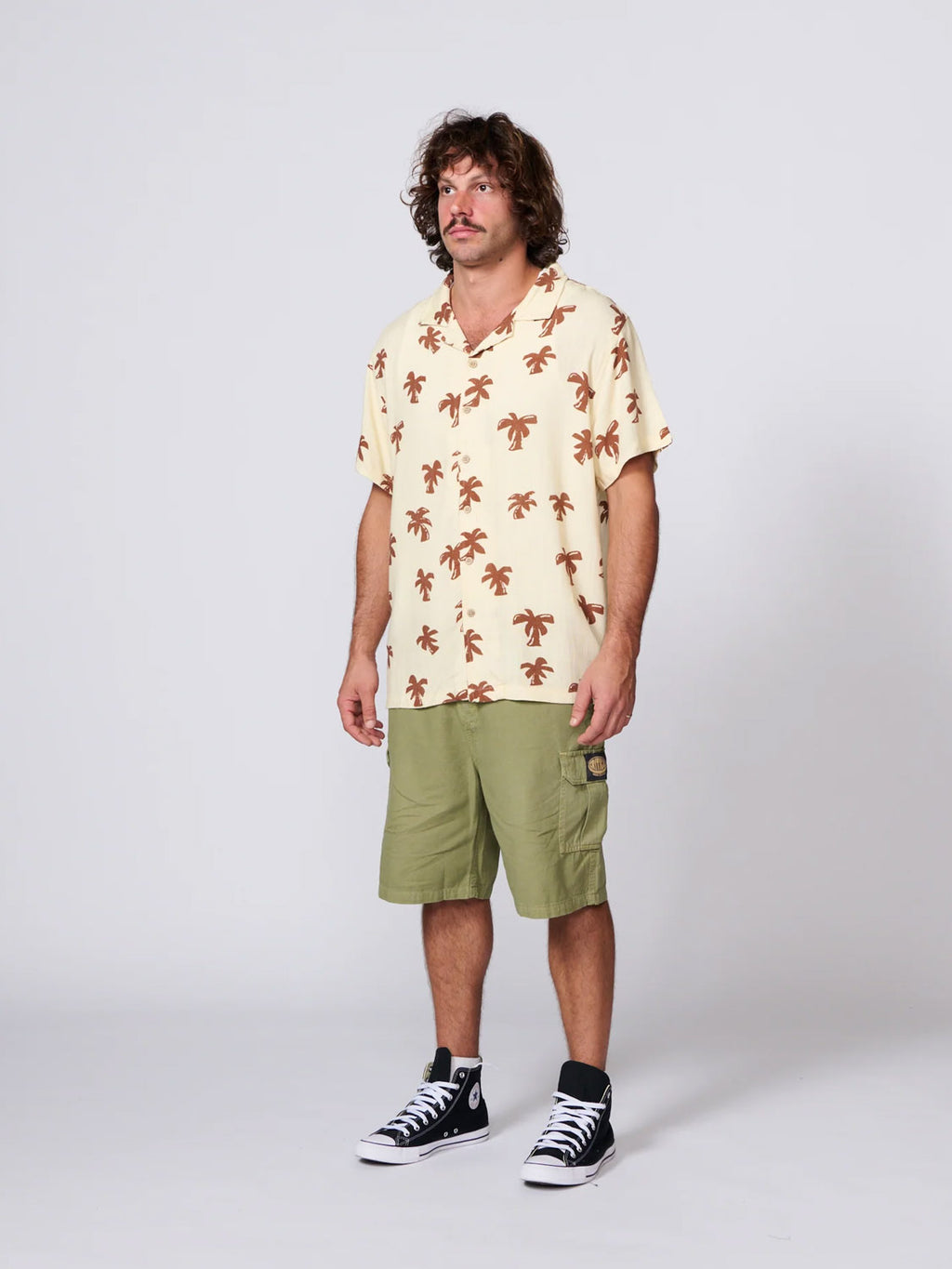 TCSS Palm S/S Shirt - Ecru