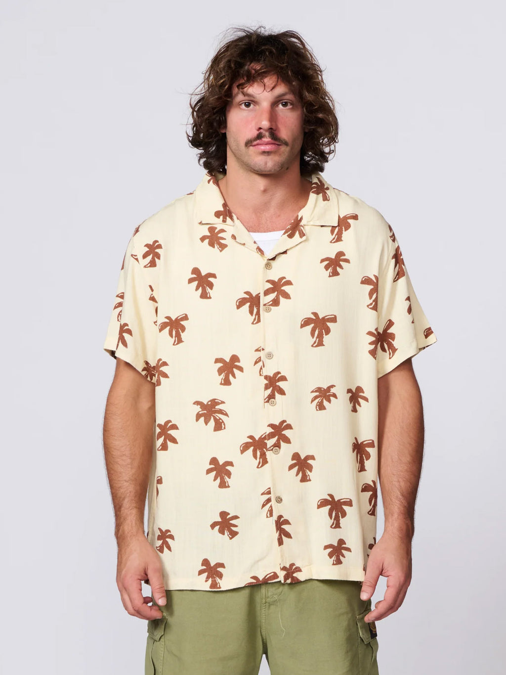 TCSS Palm S/S Shirt - Ecru