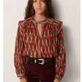Maison Hotel - Etta Bonfire Volcano Blouse - Collector Store Sydney