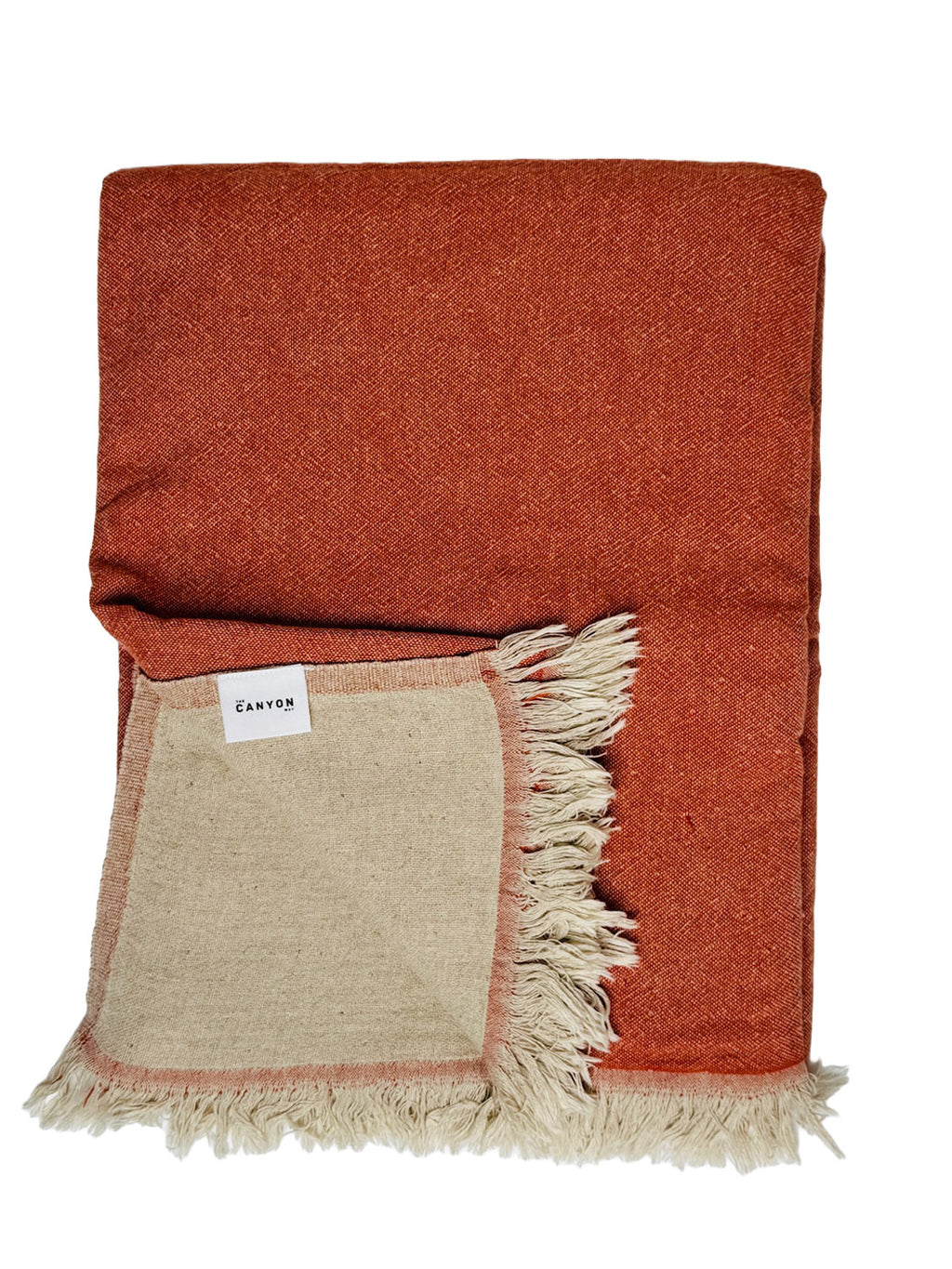 Linen Throw | Adobe Clay Ecru - Collector Store Sydney
