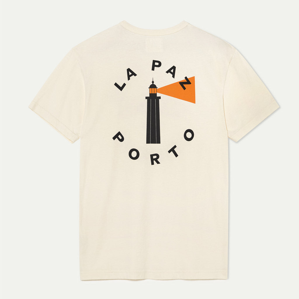 La Paz Tee shirt - GUERREIRO LA PAZ PORTO ECRU - Collector Store Sydney