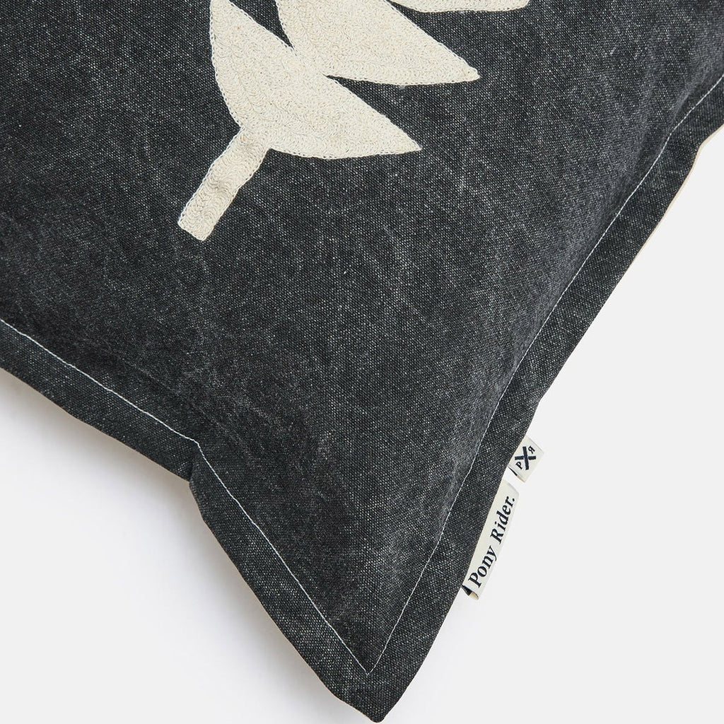 Pony Rider | Elements Cushion | Black 55x 55 - Collector Store Sydney