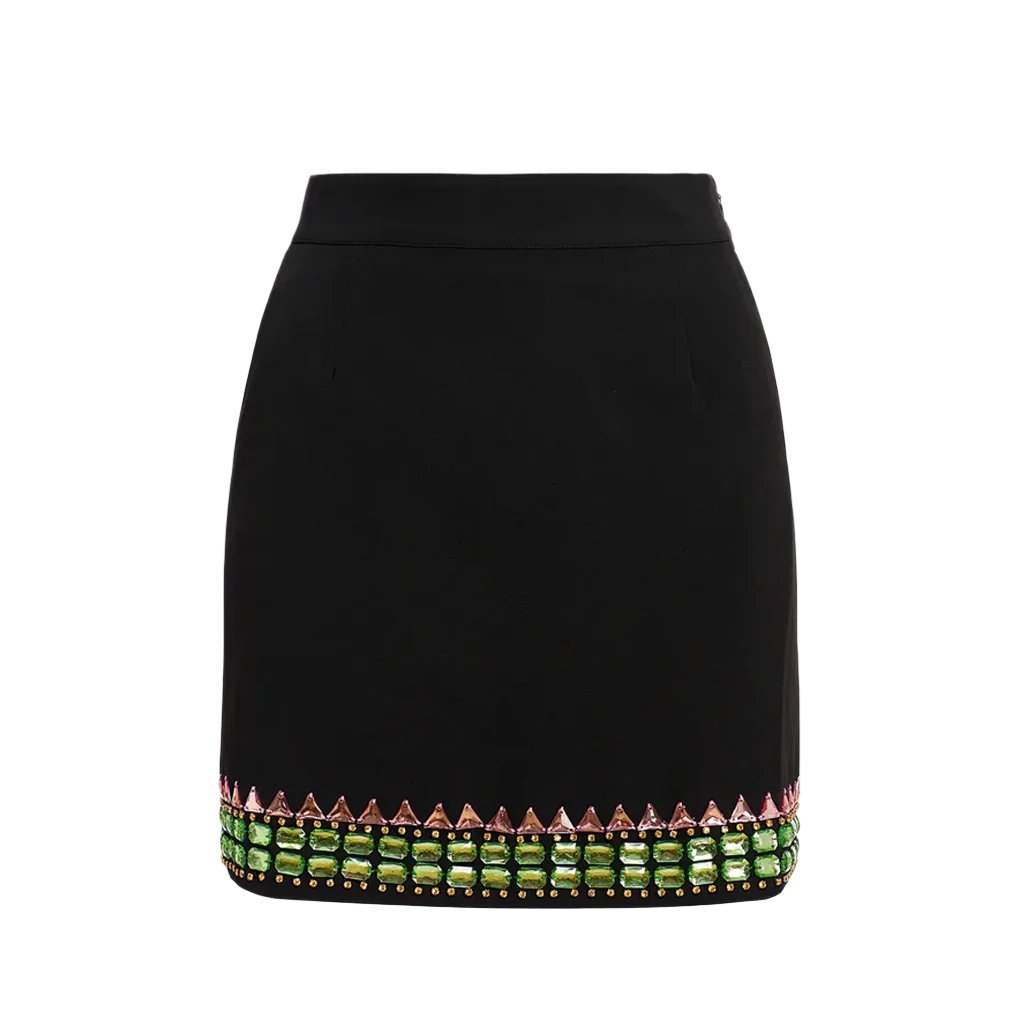 Essentiel Antwerp  | Embellished Glaciers Skirt - Collector Store