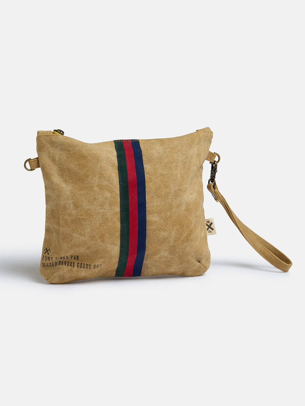 Pony Rider Escape Clutch | Waxed Golden Tan | 28*23cm