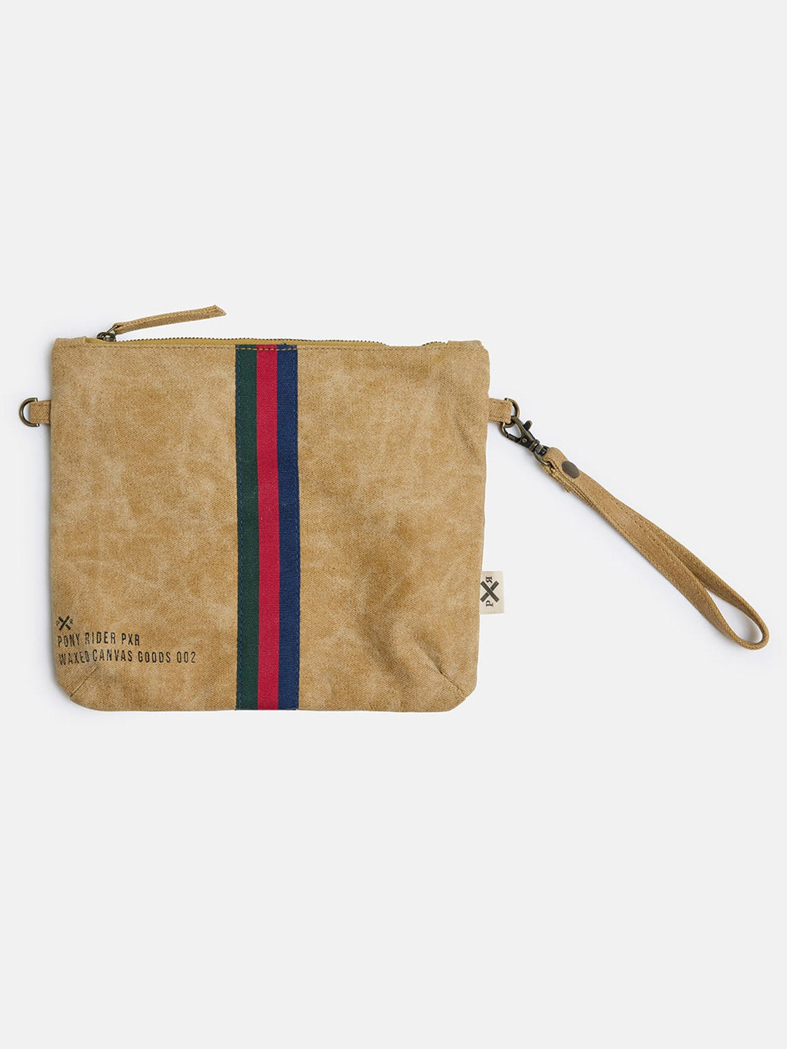 Pony Rider Escape Clutch | Waxed Golden Tan | 28*23cm