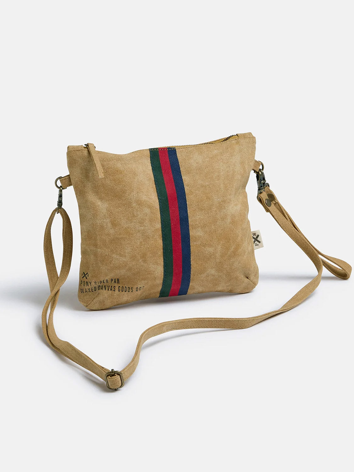 Pony Rider Escape Clutch | Waxed Golden Tan | 28*23cm