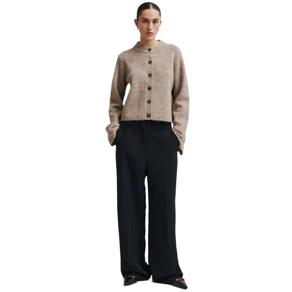 Second Female Fique Classic Trousers - Black - Collector Store