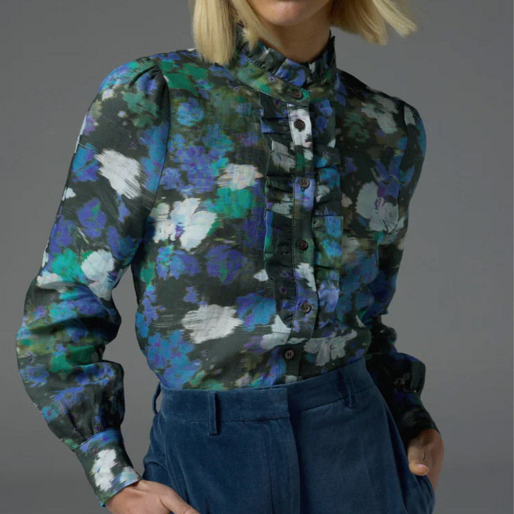 Zoe kratzmann - Dialect Top - Forrest Blur - Collector Store